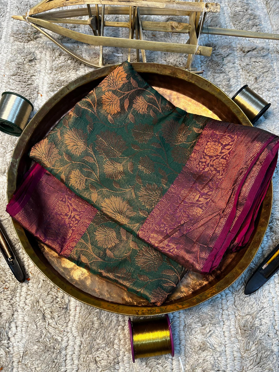 Eccentric Zari Weave Softsilk Banarasi Saree