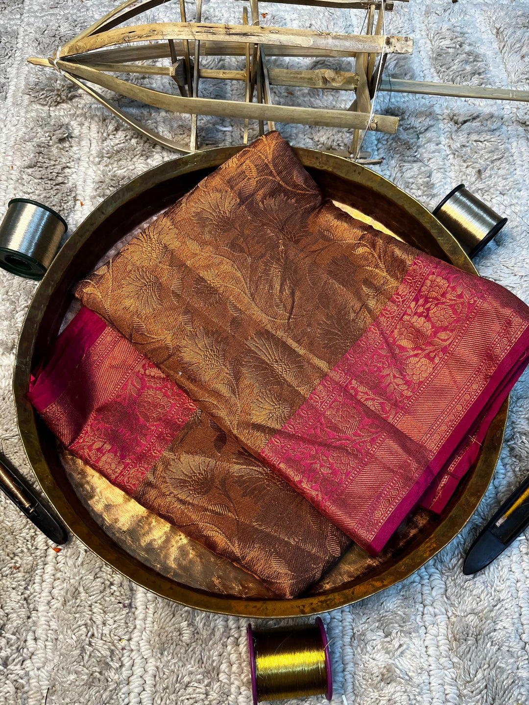 Eccentric Zari Weave Softsilk Heritage Banarasi Saree
