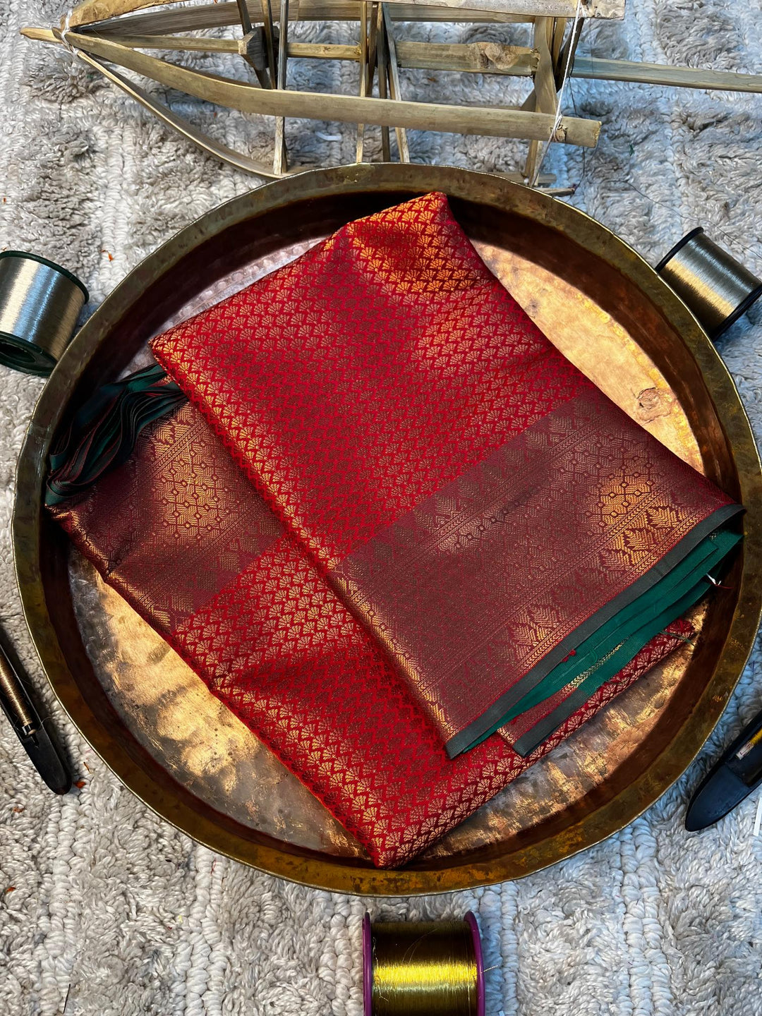 Eccentric Zari Weave Softsilk Banarasi Saree