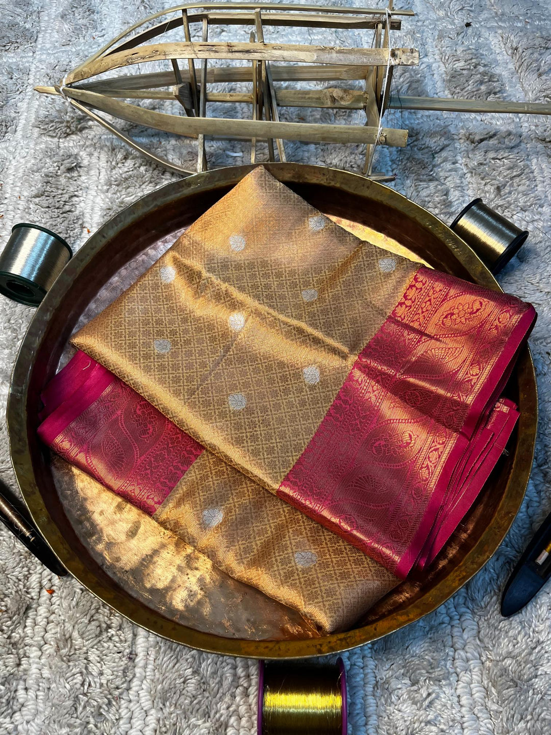 Eccentric Zari Weave Softsilk Banarasi Saree