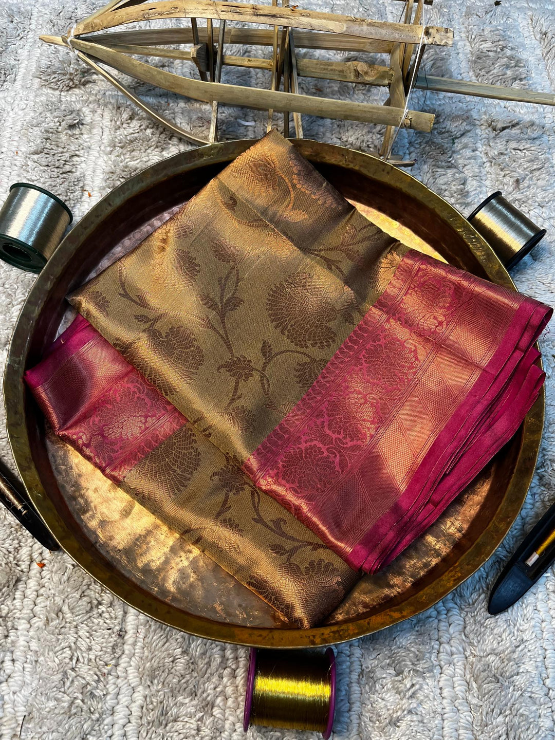 Eccentric Zari Weave Softsilk Banarasi Saree