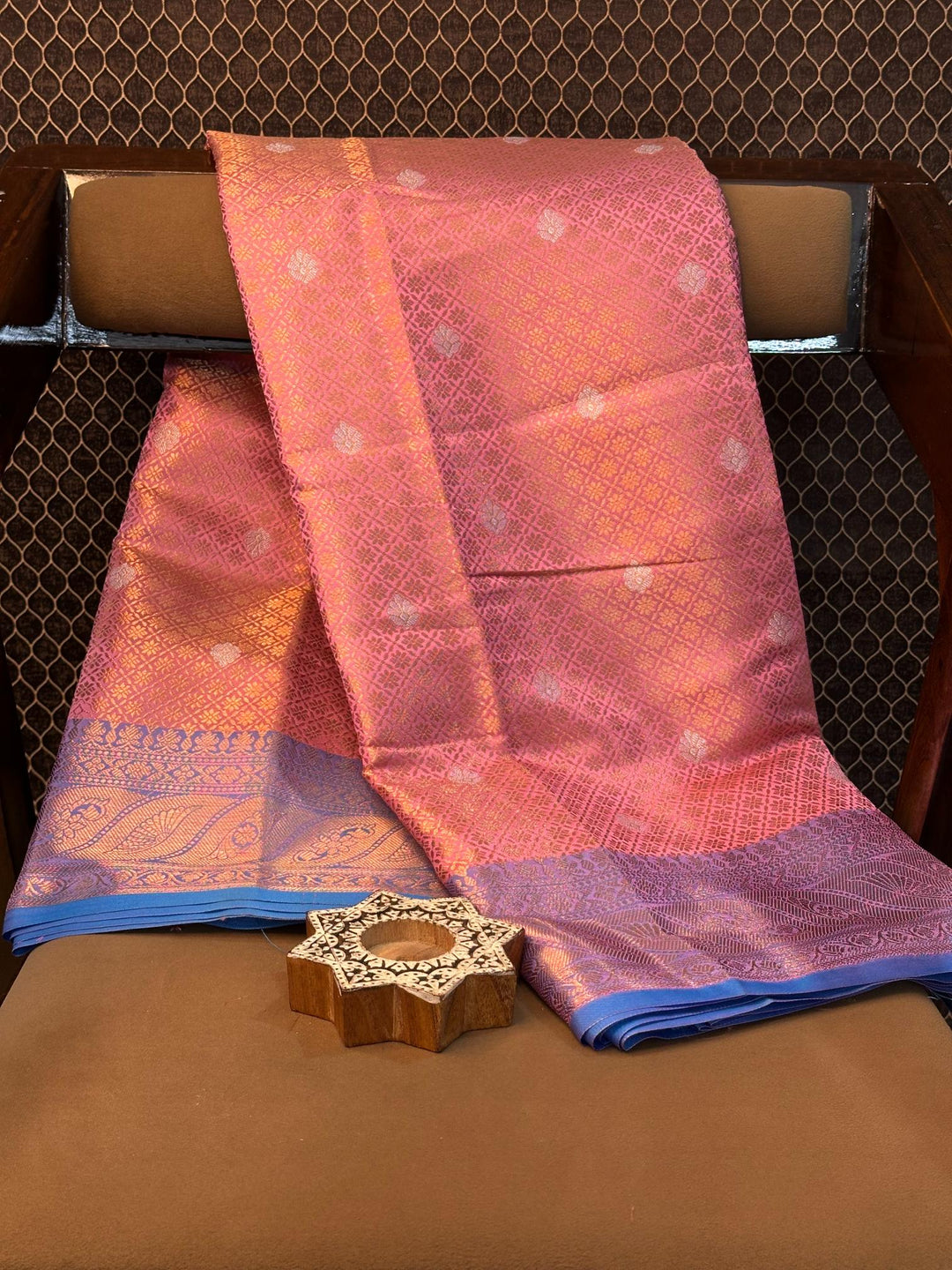 Eccentric Zari Weave Softsilk Heritage Banarasi Saree