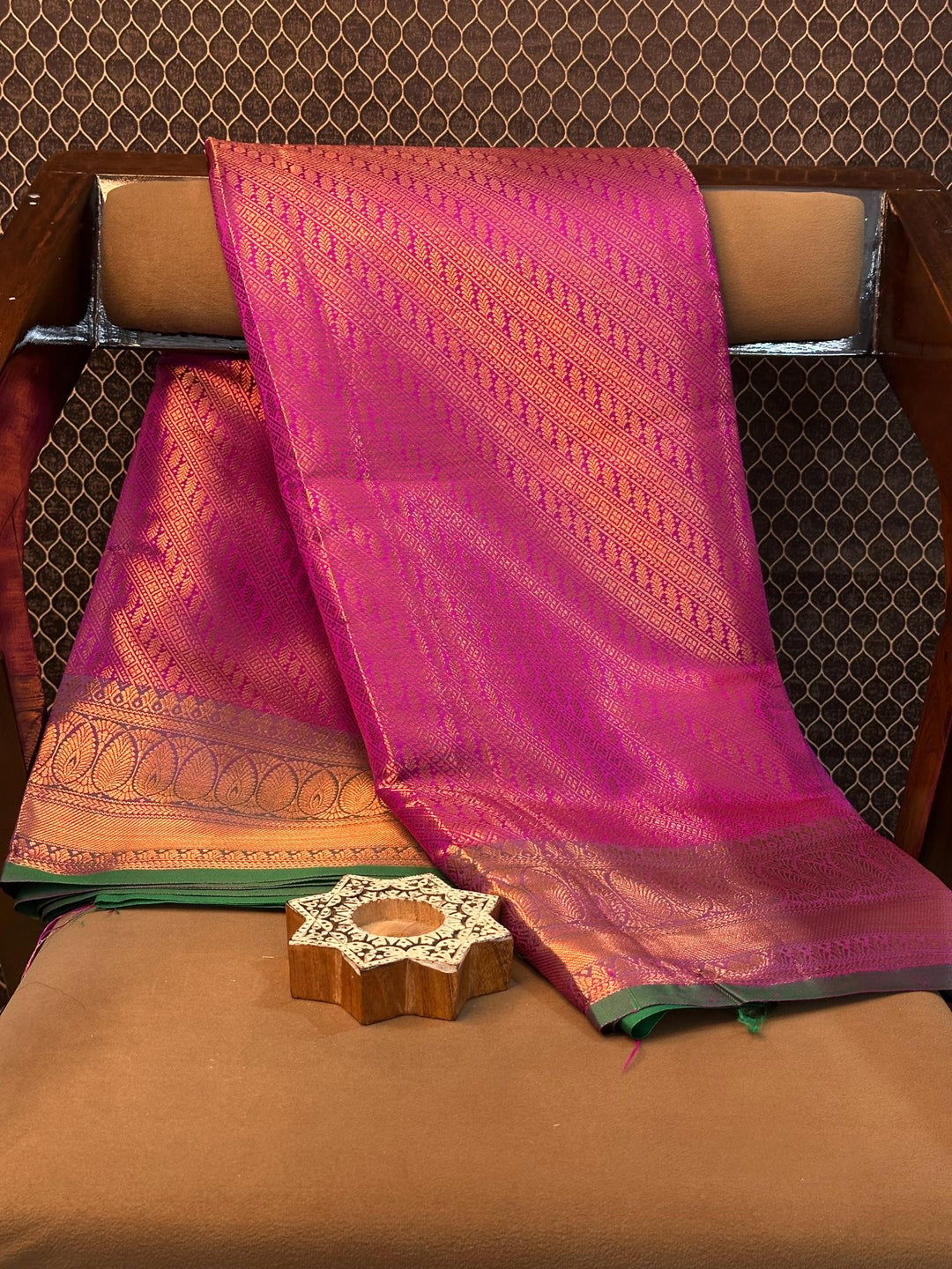 Eccentric Zari Weave Softsilk Heritage Banarasi Saree