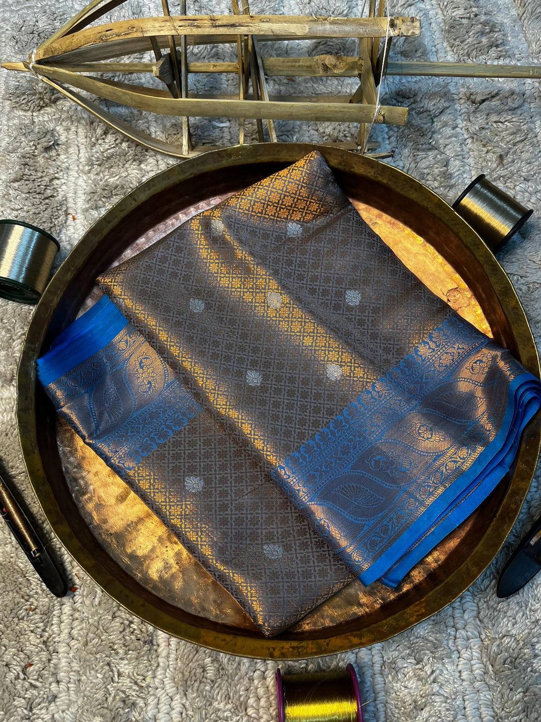 Eccentric Zari Weave Softsilk Banarasi Saree
