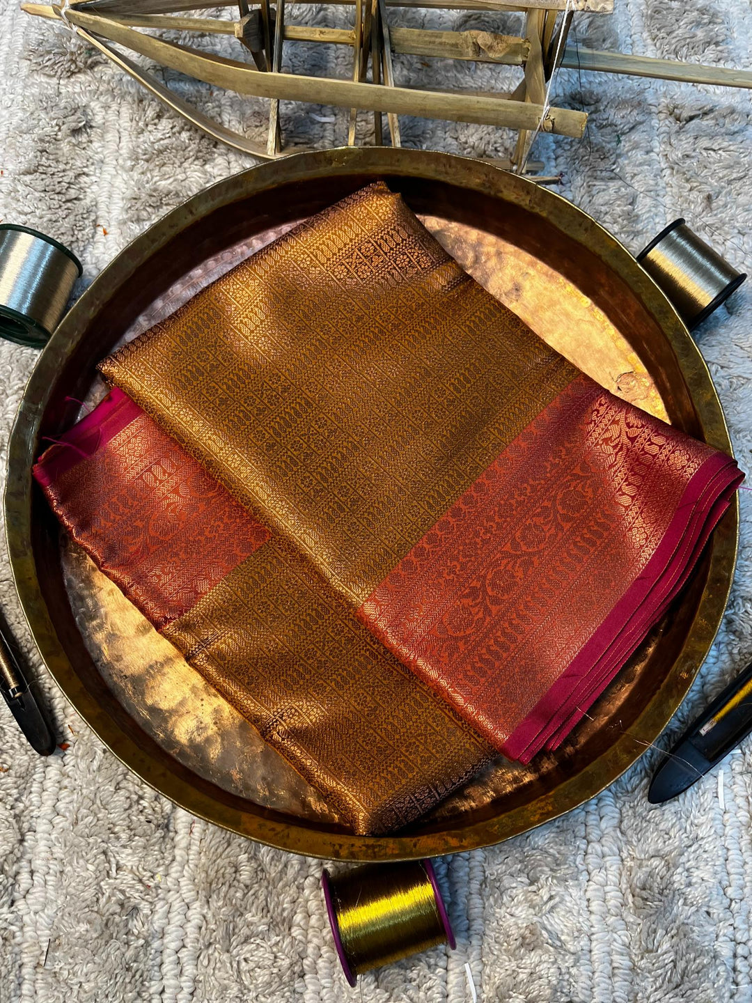 Eccentric Zari Weave Softsilk Banarasi Saree