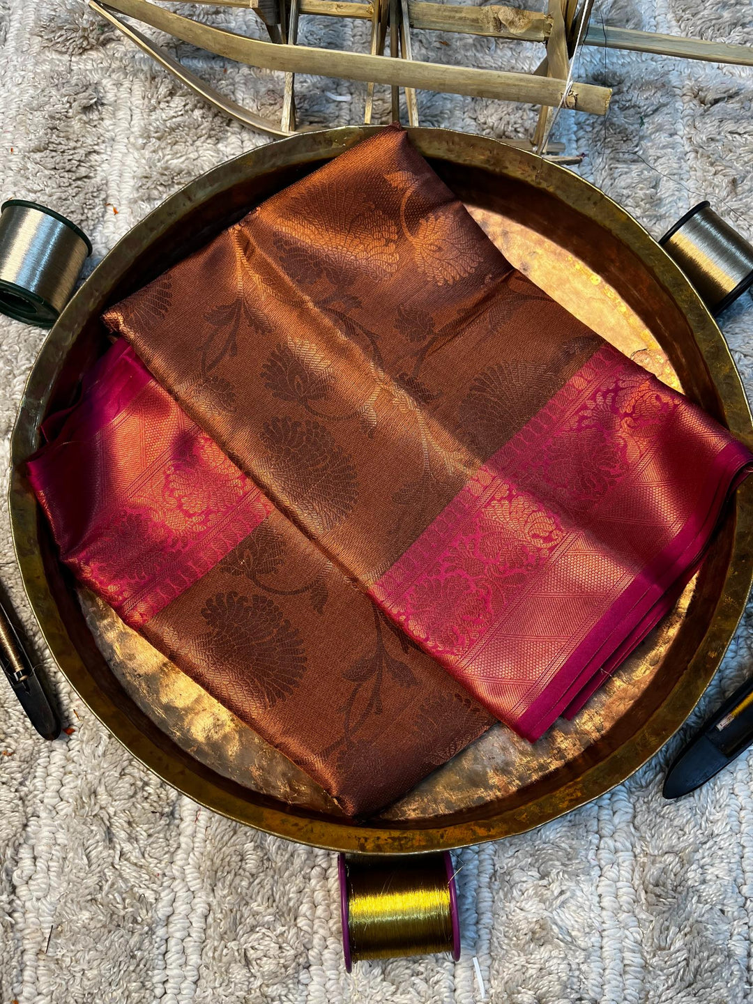 Eccentric Zari Weave Softsilk Banarasi Saree