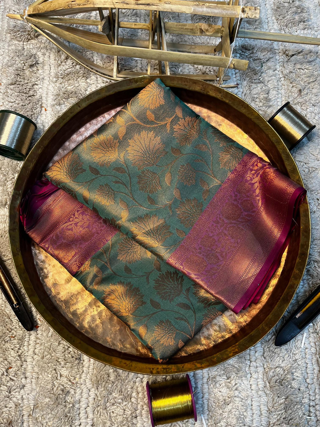Eccentric Zari Weave Softsilk Banarasi Saree