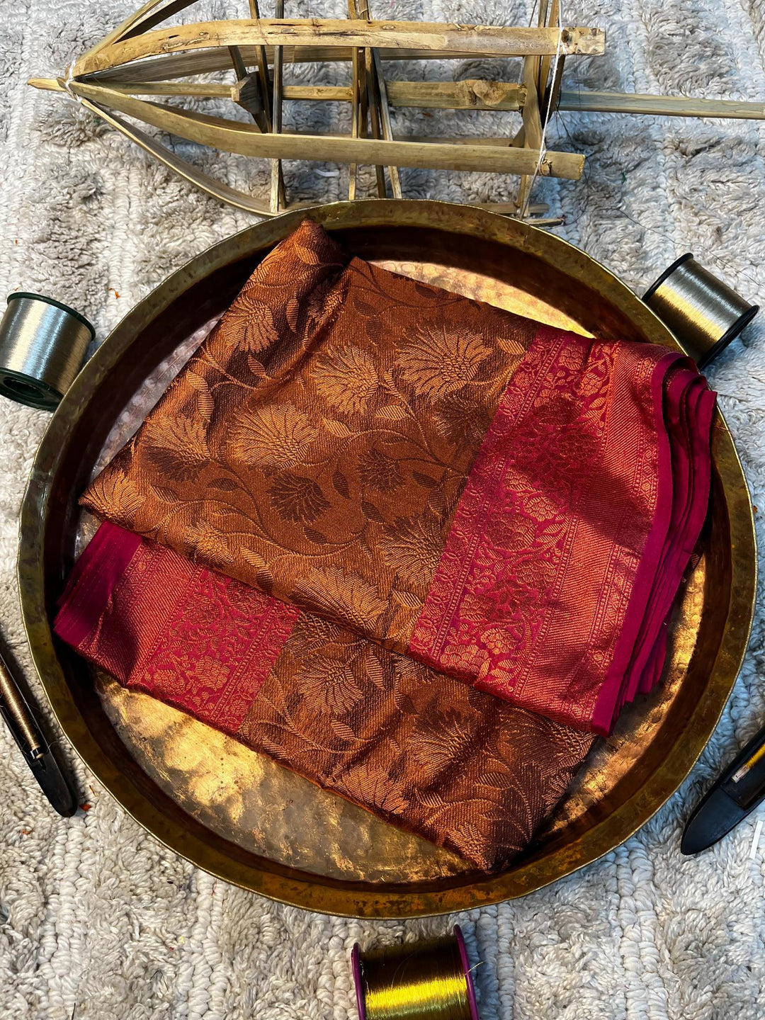 Eccentric Zari Weave Softsilk Banarasi Saree