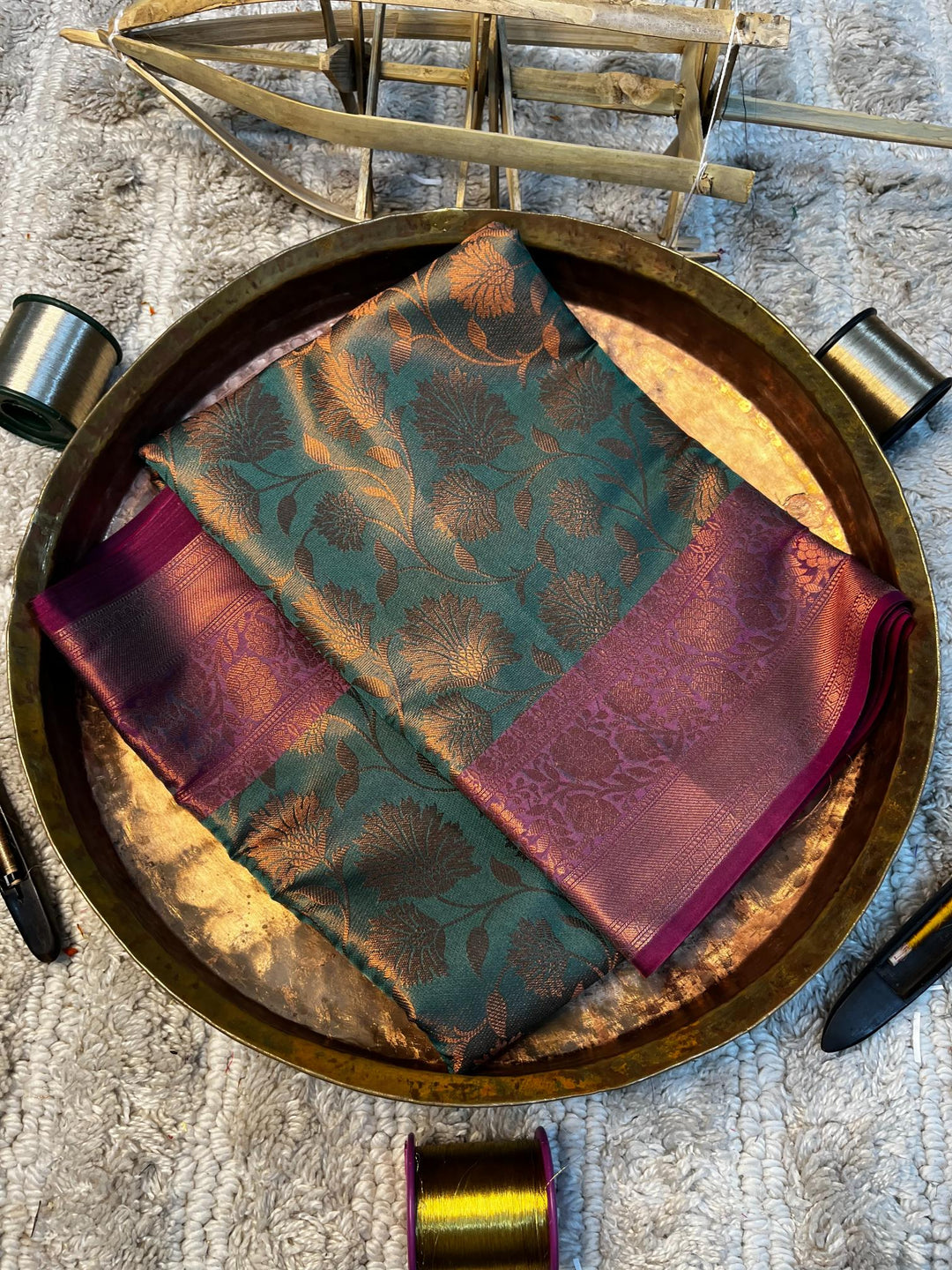 Eccentric Zari Weave Softsilk Banarasi Saree