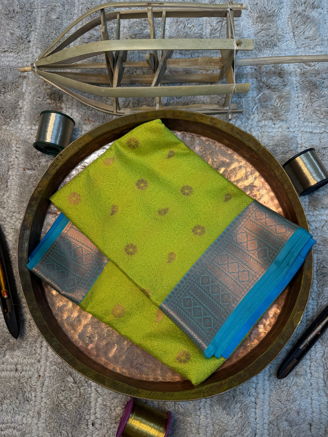 Eccentric zari weave Softsilk Banarasi saree