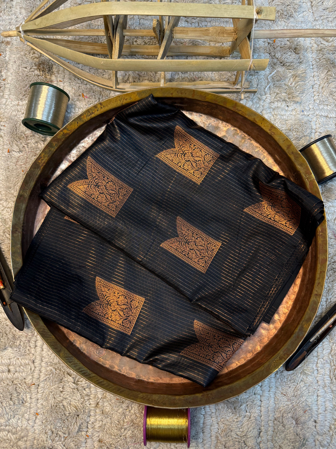 Eccentric zari weave Softsilk Banarasi saree