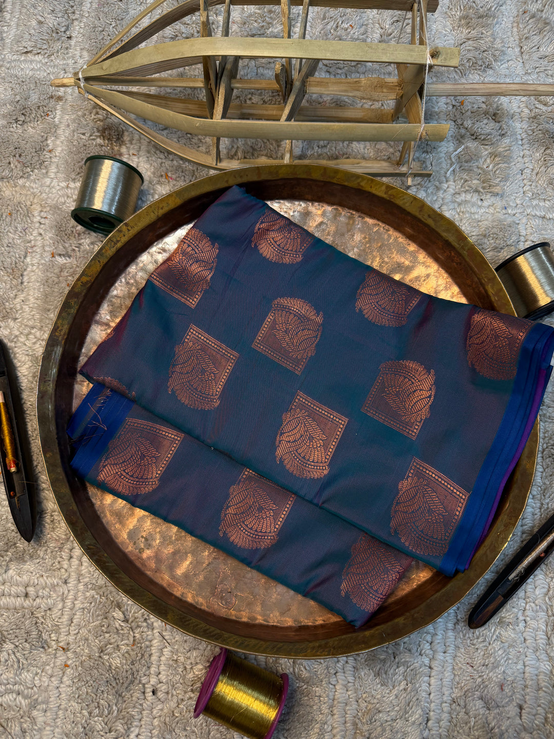 Eccentric zari weave Softsilk Banarasi saree