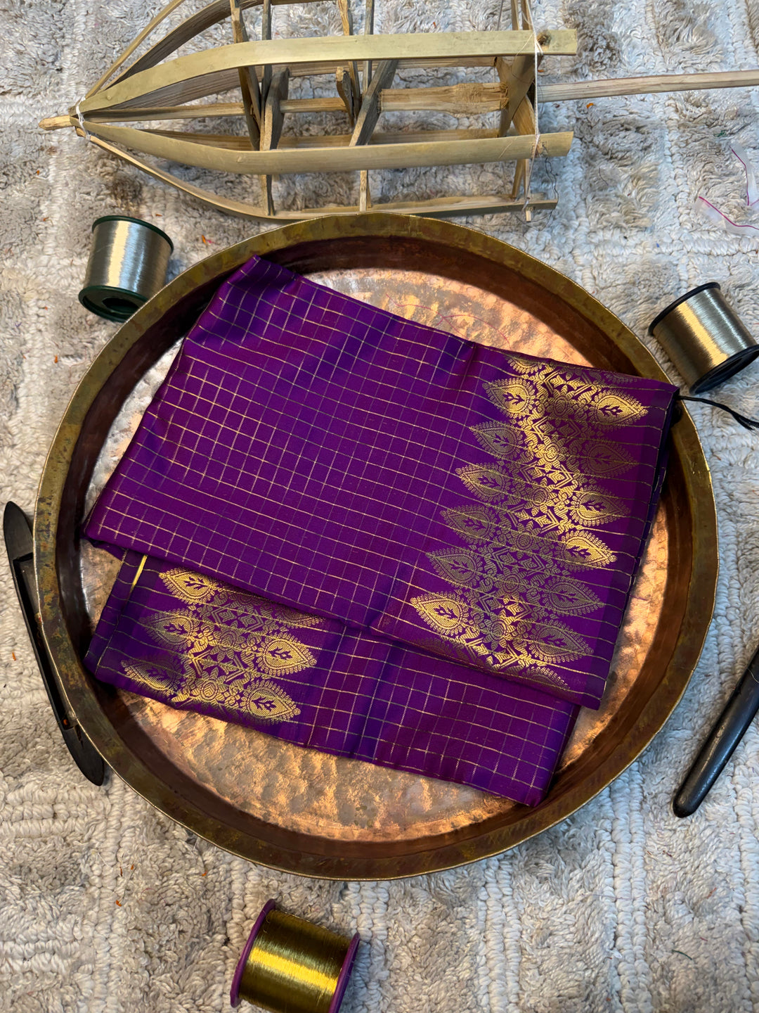 Eccentric zari weave Softsilk Banarasi saree