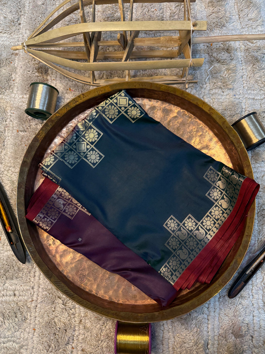 Eccentric zari weave Softsilk Banarasi saree