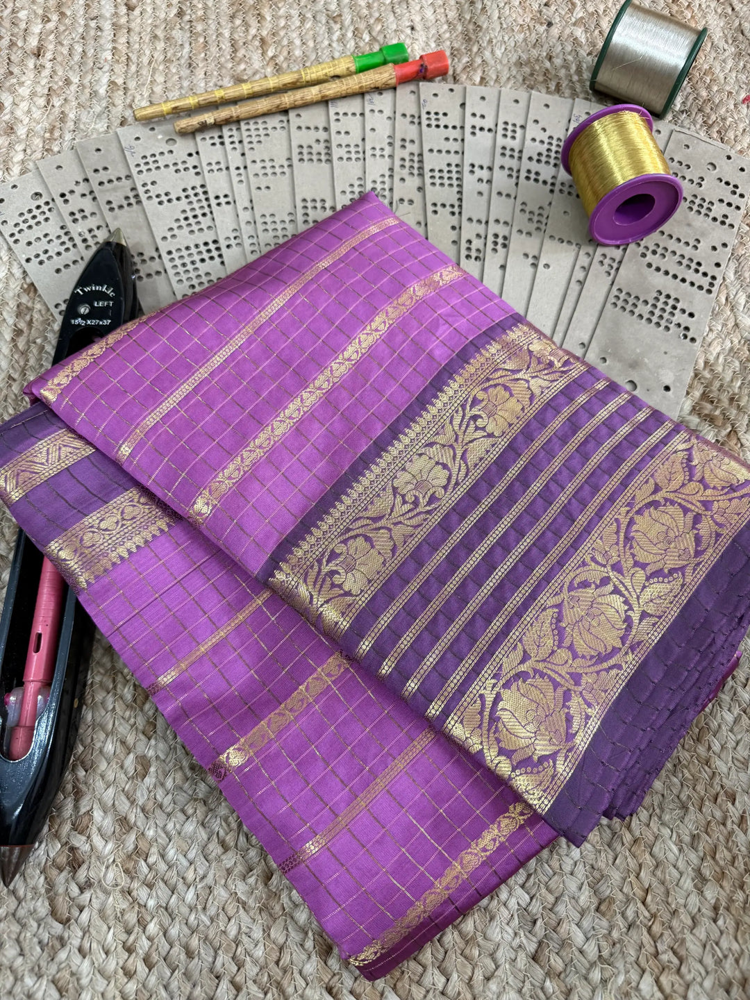 Eccentric zari weave Softsilk Banarasi saree