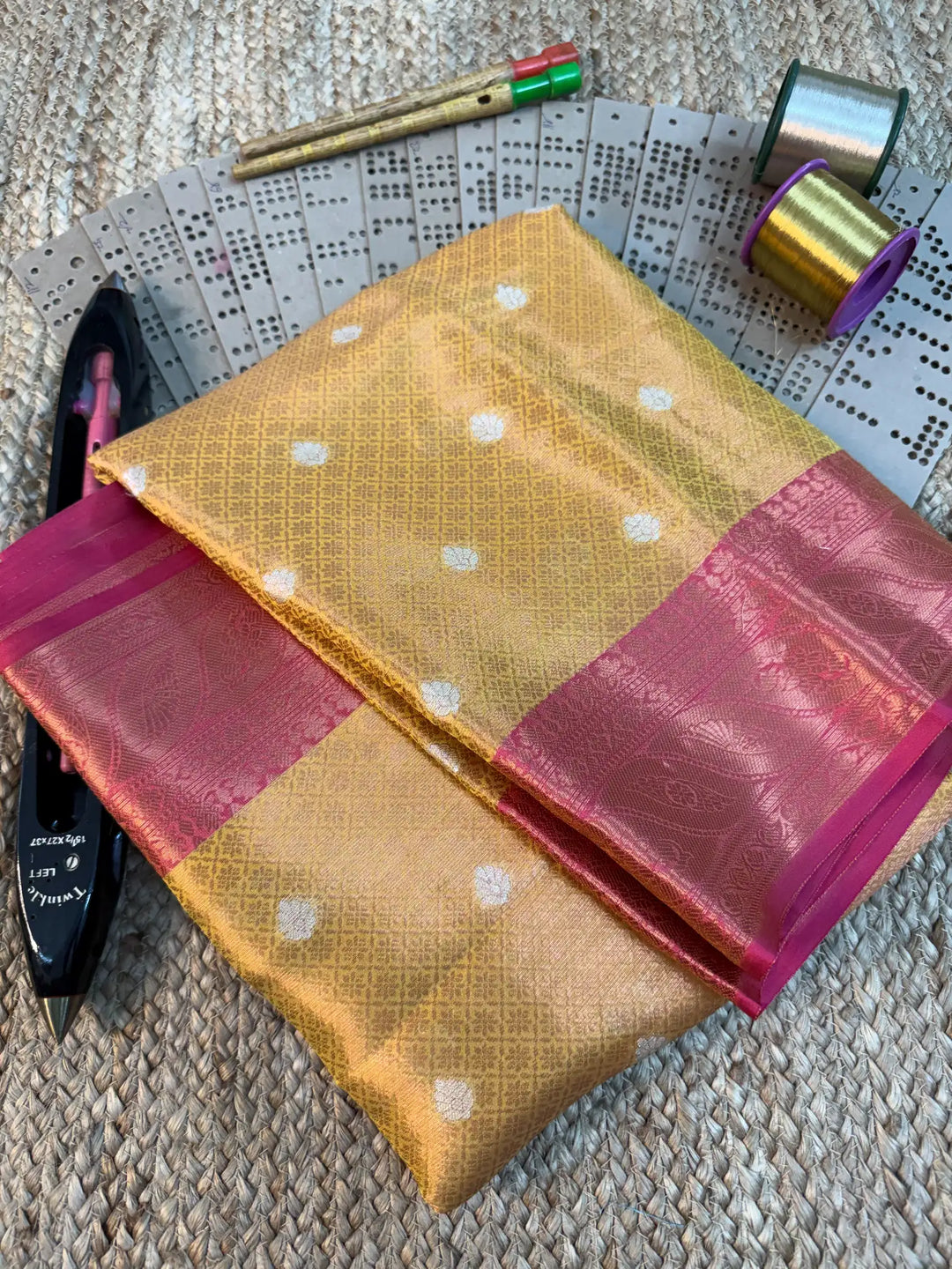 Eccentric Zari Weave Softsilk Banarasi Saree