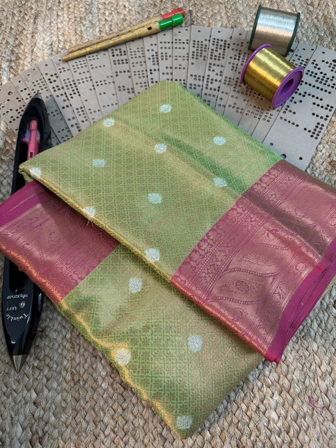 Eccentric Zari Weave Softsilk Banarasi Saree