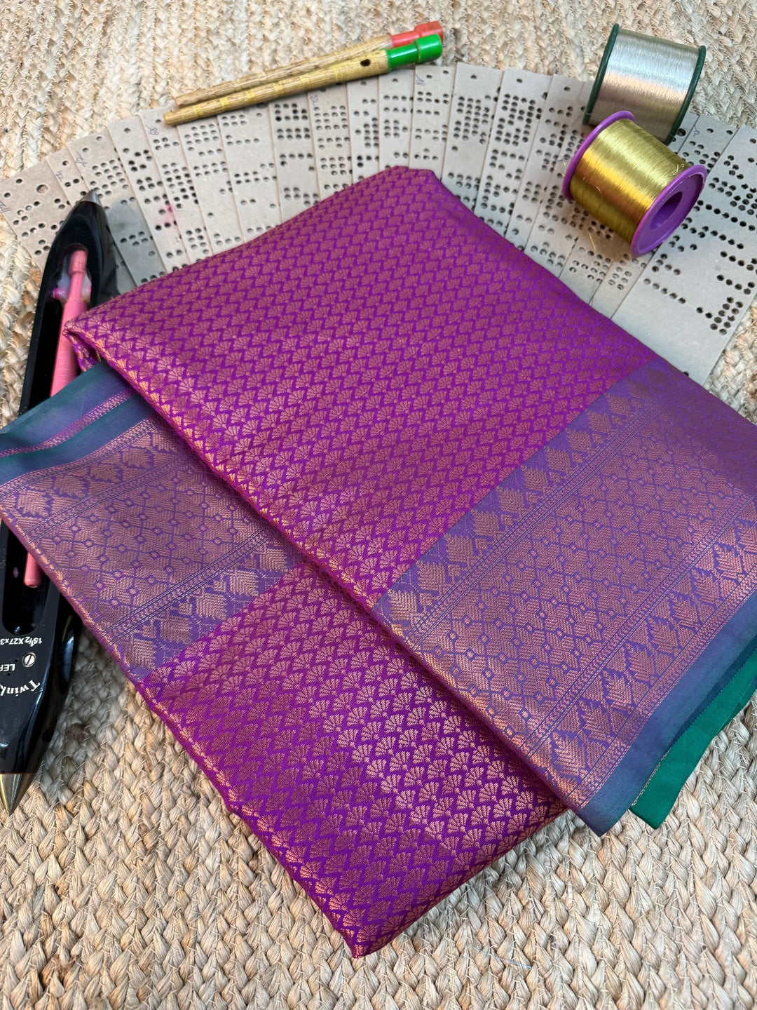 Eccentric Zari Weave Softsilk Banarasi Saree