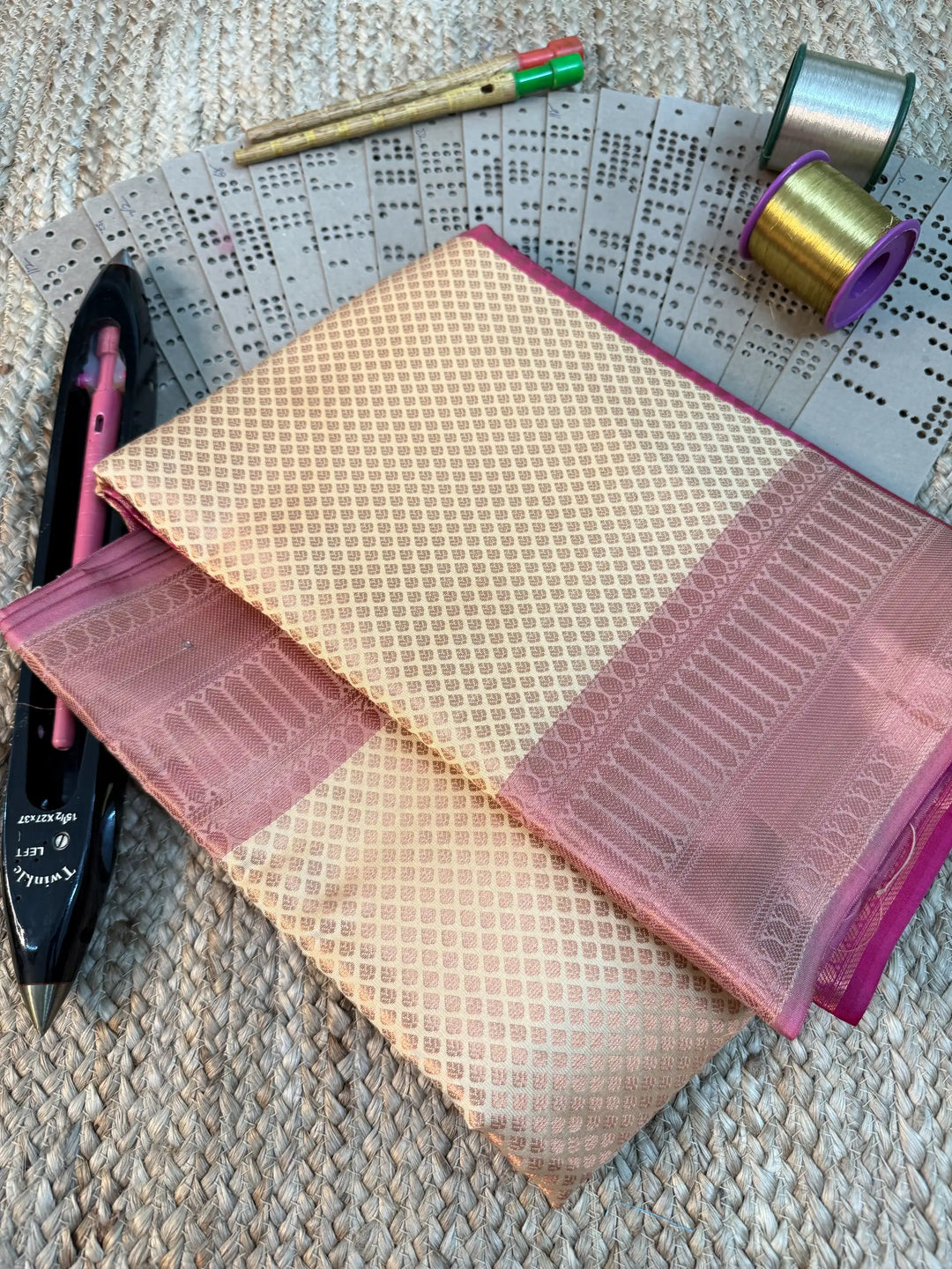 Eccentric Zari Weave Softsilk Banarasi Saree