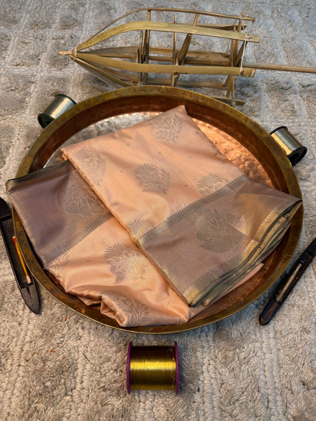 Eccentric zari weave Softsilk Heritage Banarasi saree