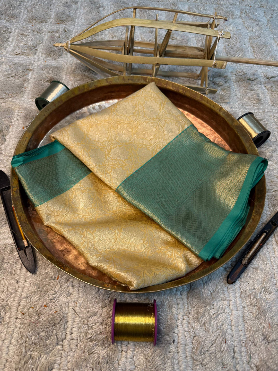 Eccentric zari weave Softsilk Banarasi saree