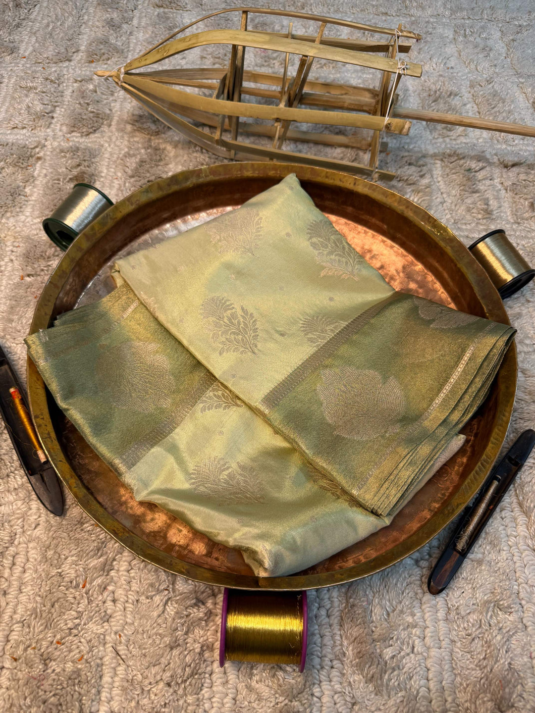 Eccentric zari weave Softsilk Heritage Banarasi saree
