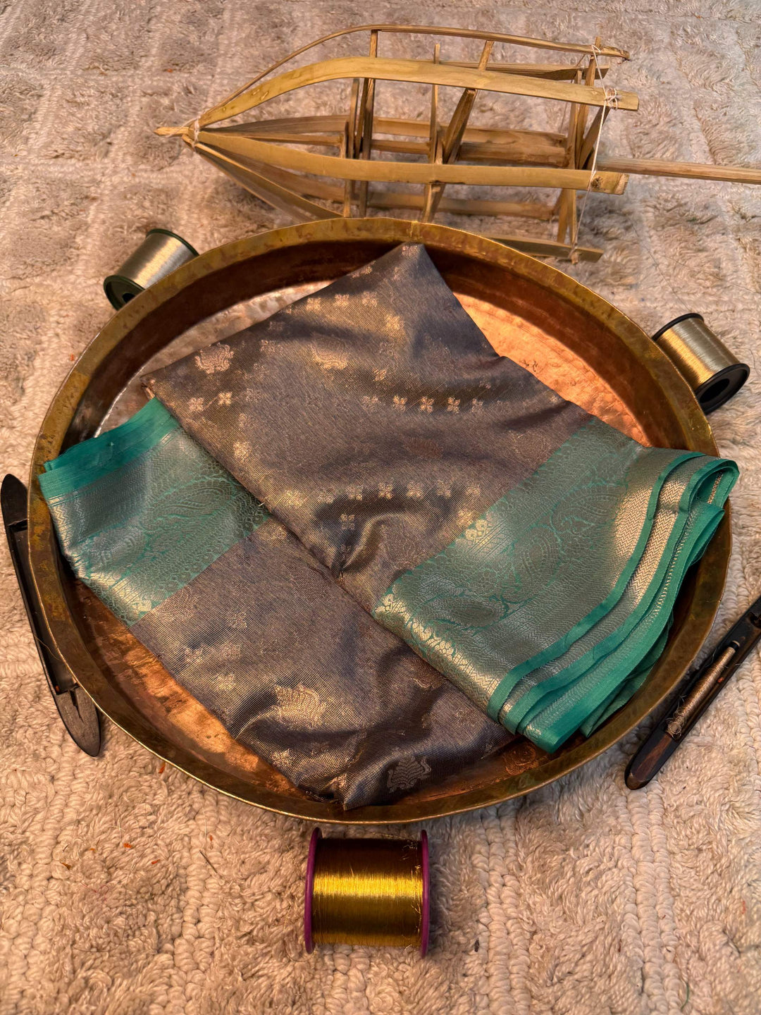 Eccentric zari weave Softsilk Banarasi saree