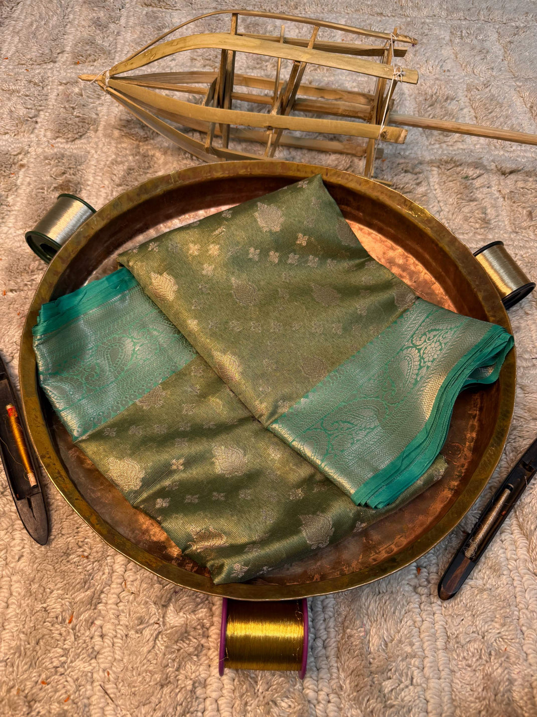 Eccentric zari weave Softsilk Heritage Banarasi saree