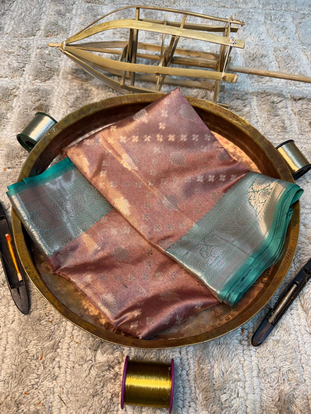 Eccentric zari weave Softsilk Heritage Banarasi saree