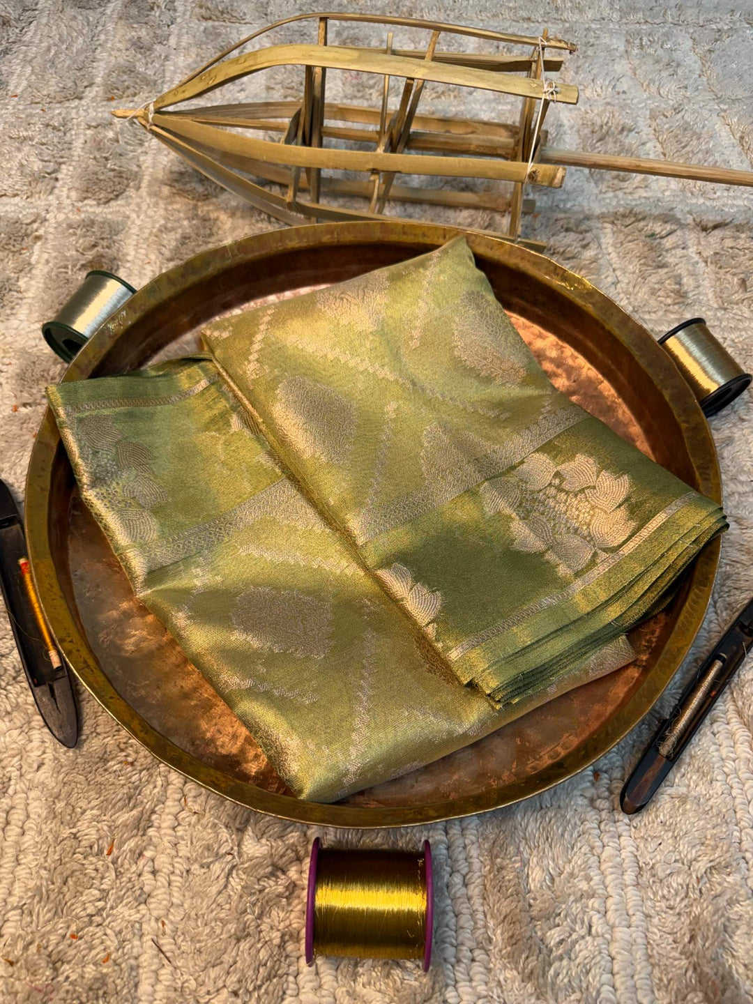 Eccentric zari weave Softsilk Heritage Banarasi saree