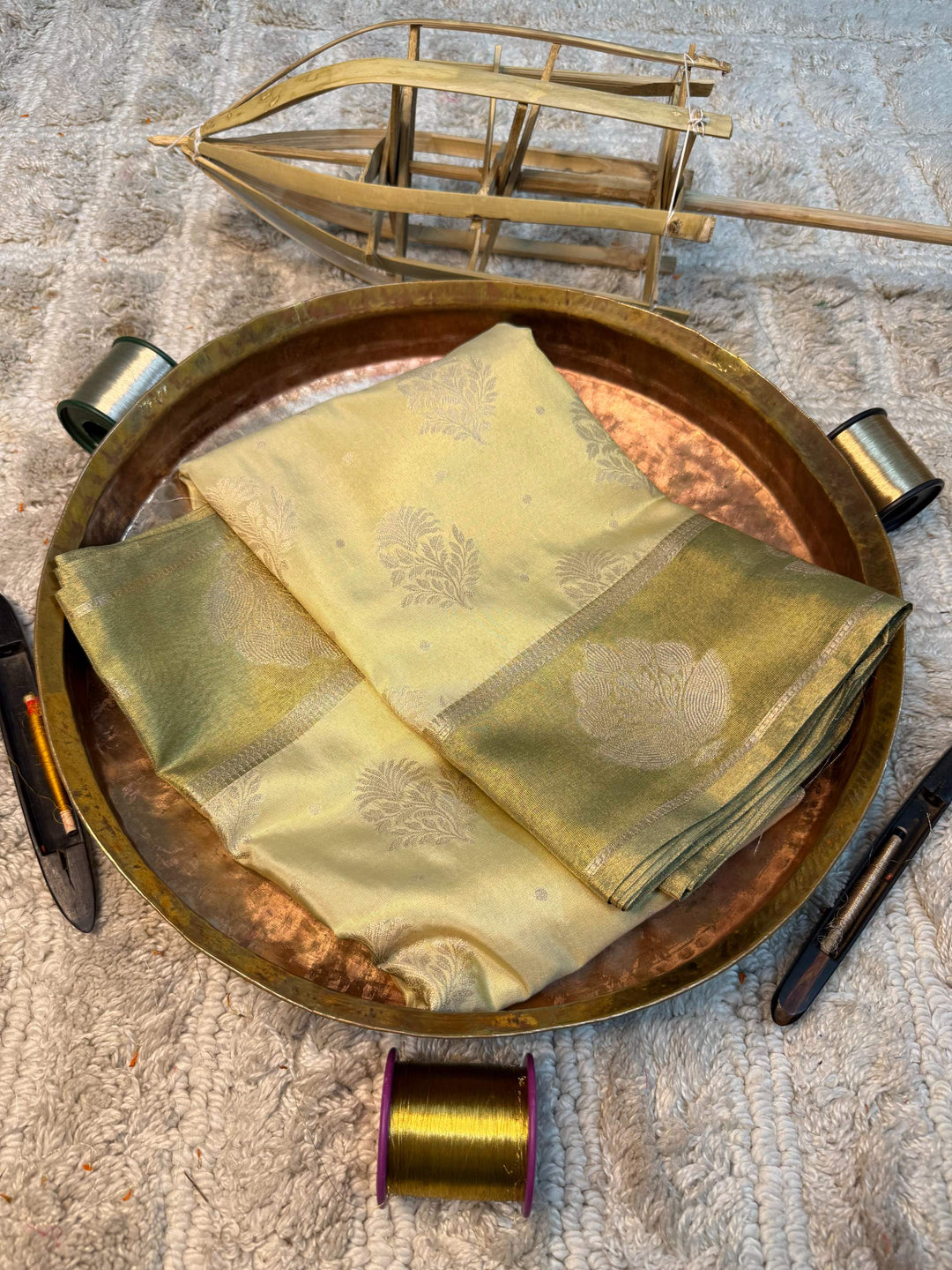 Eccentric zari weave Softsilk Heritage Banarasi saree