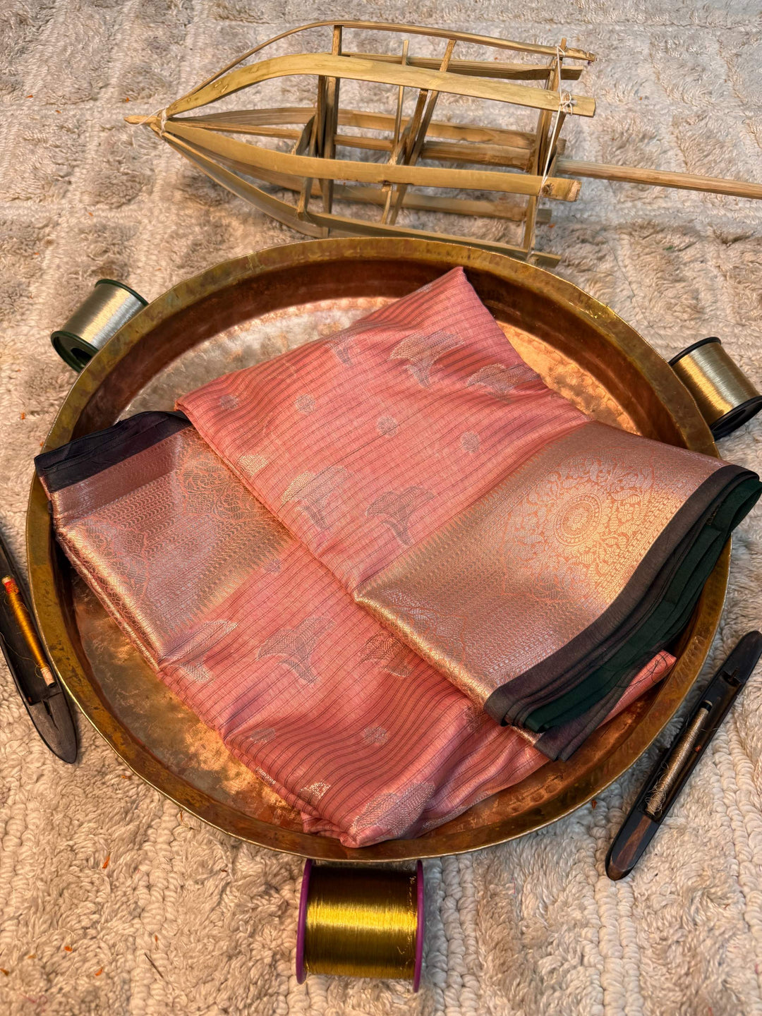 Eccentric zari weave Softsilk Banarasi saree