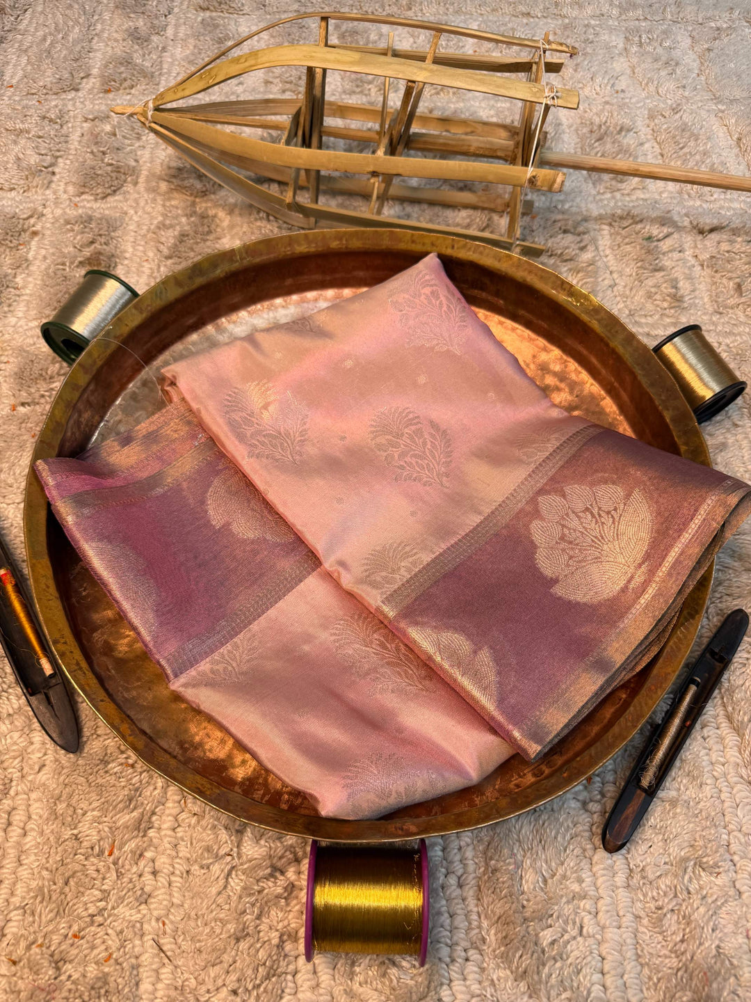 Eccentric zari weave Softsilk Banarasi saree