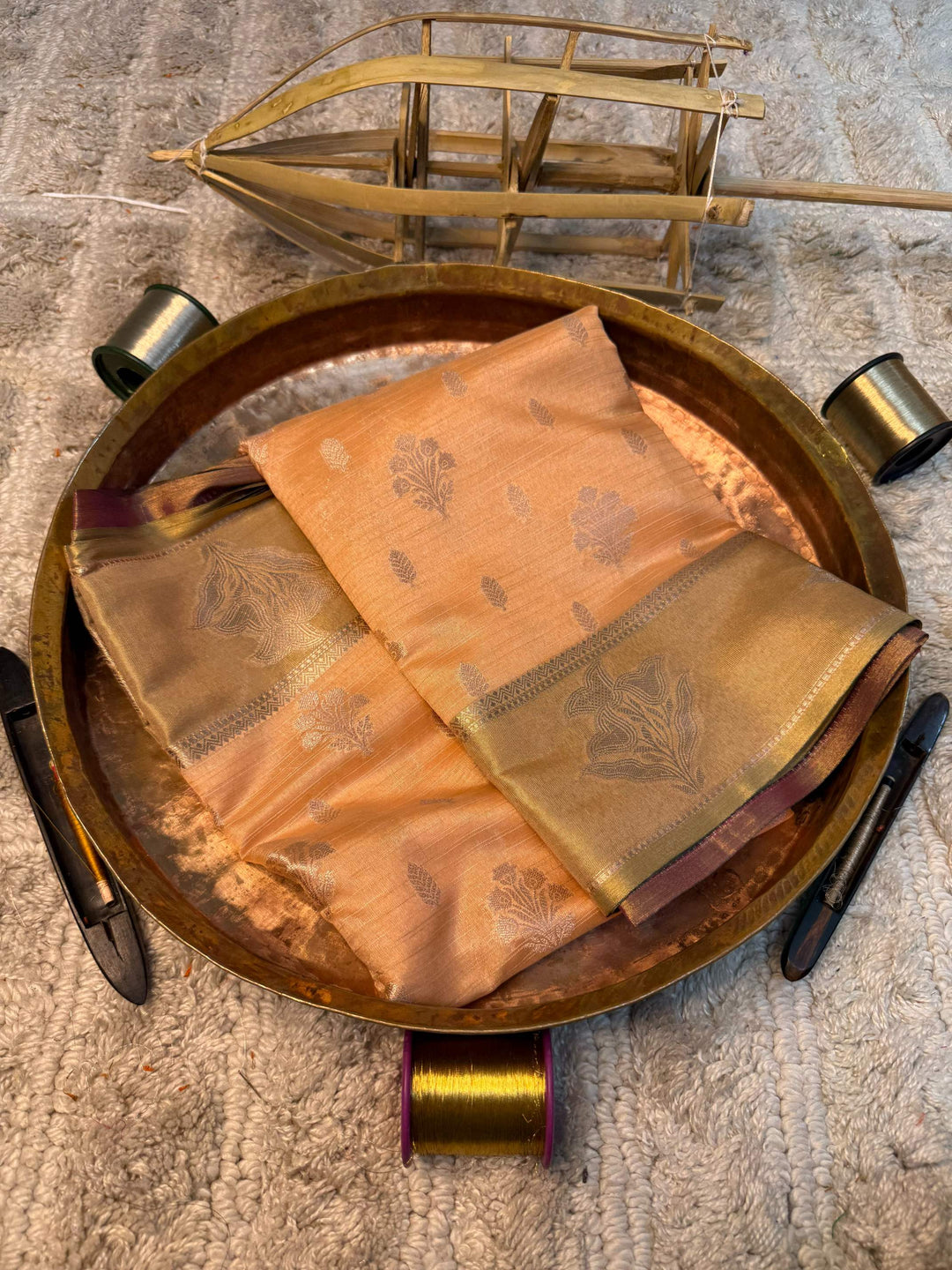 Eccentric zari weave Softsilk Banarasi saree