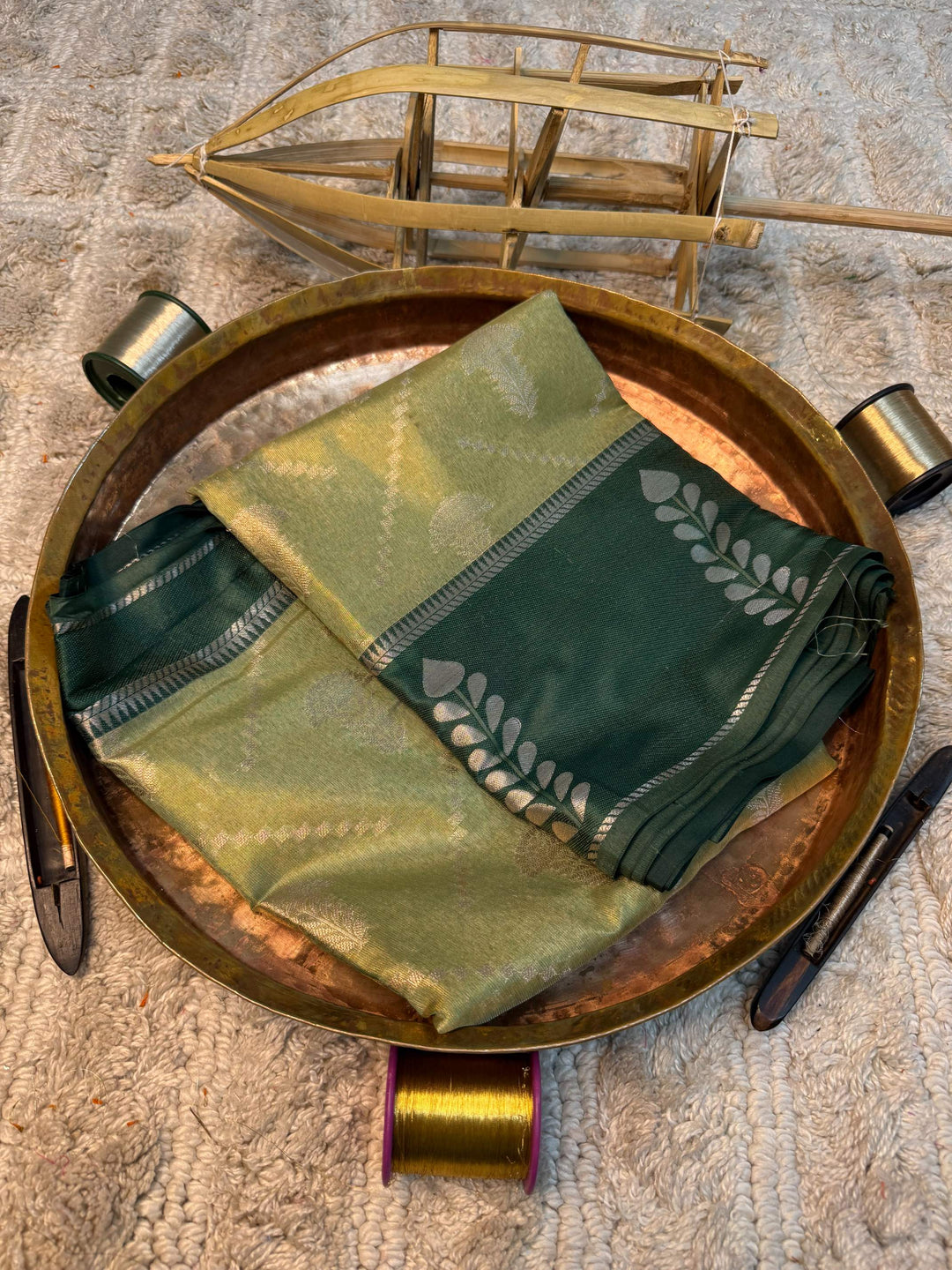 Eccentric zari weave Softsilk Heritage Banarasi saree
