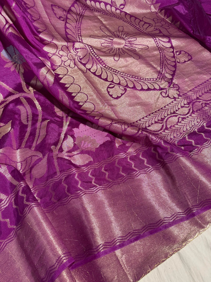 Premium banarasi warm silk saree with exclusive heritage design pattern and rich pallu
