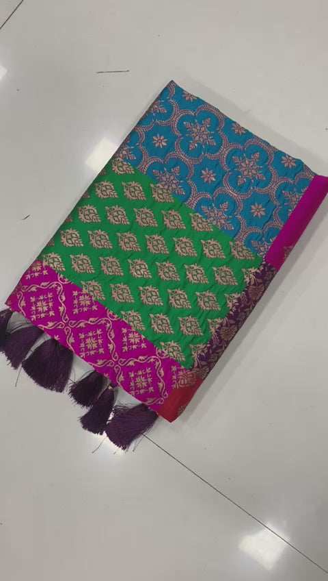 Nita Ambani Maam Inspired Premium Katan Silk Rangkat Saree