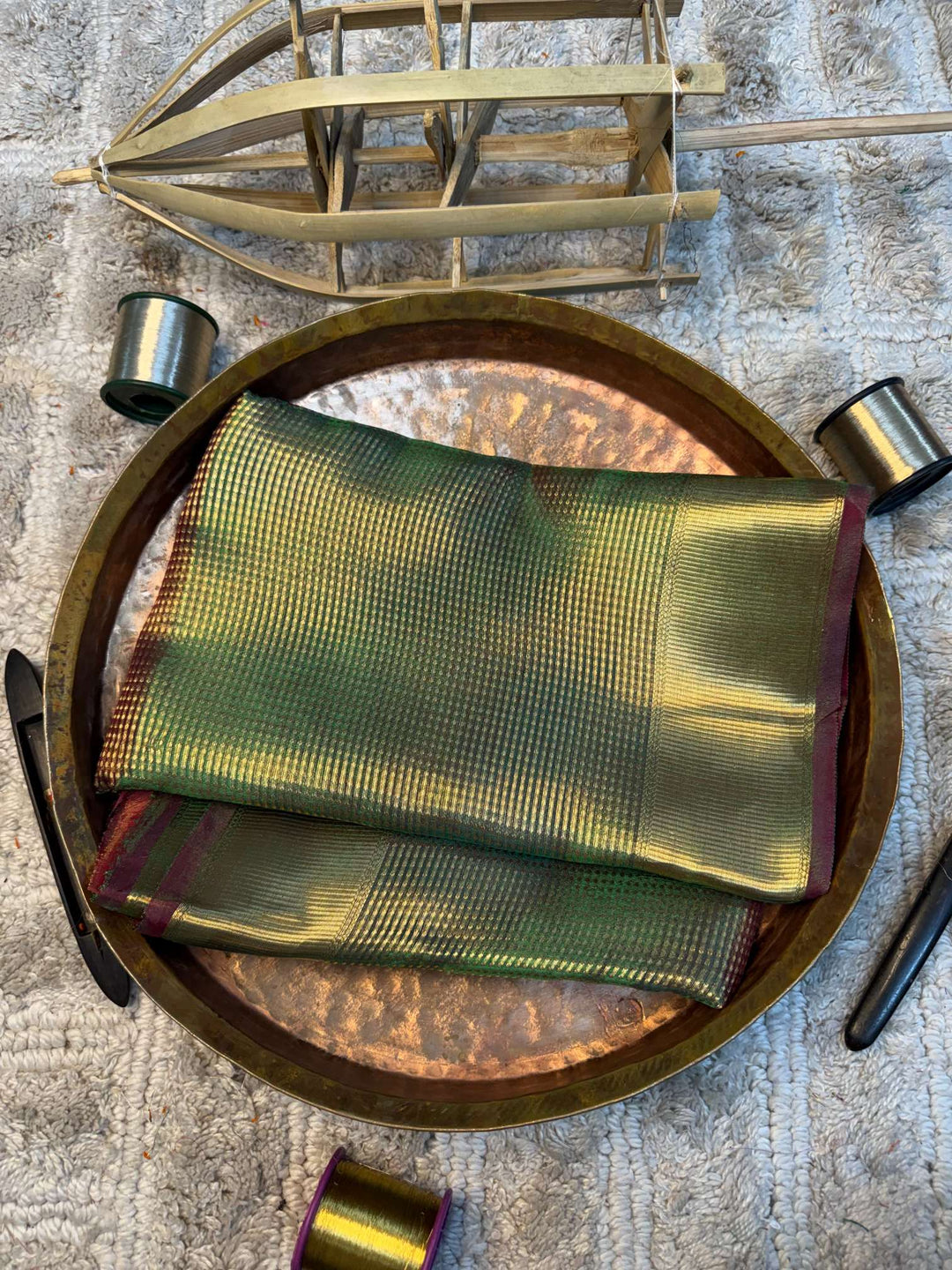 Eccentric zari weave Softsilk Heritage Banarasi saree