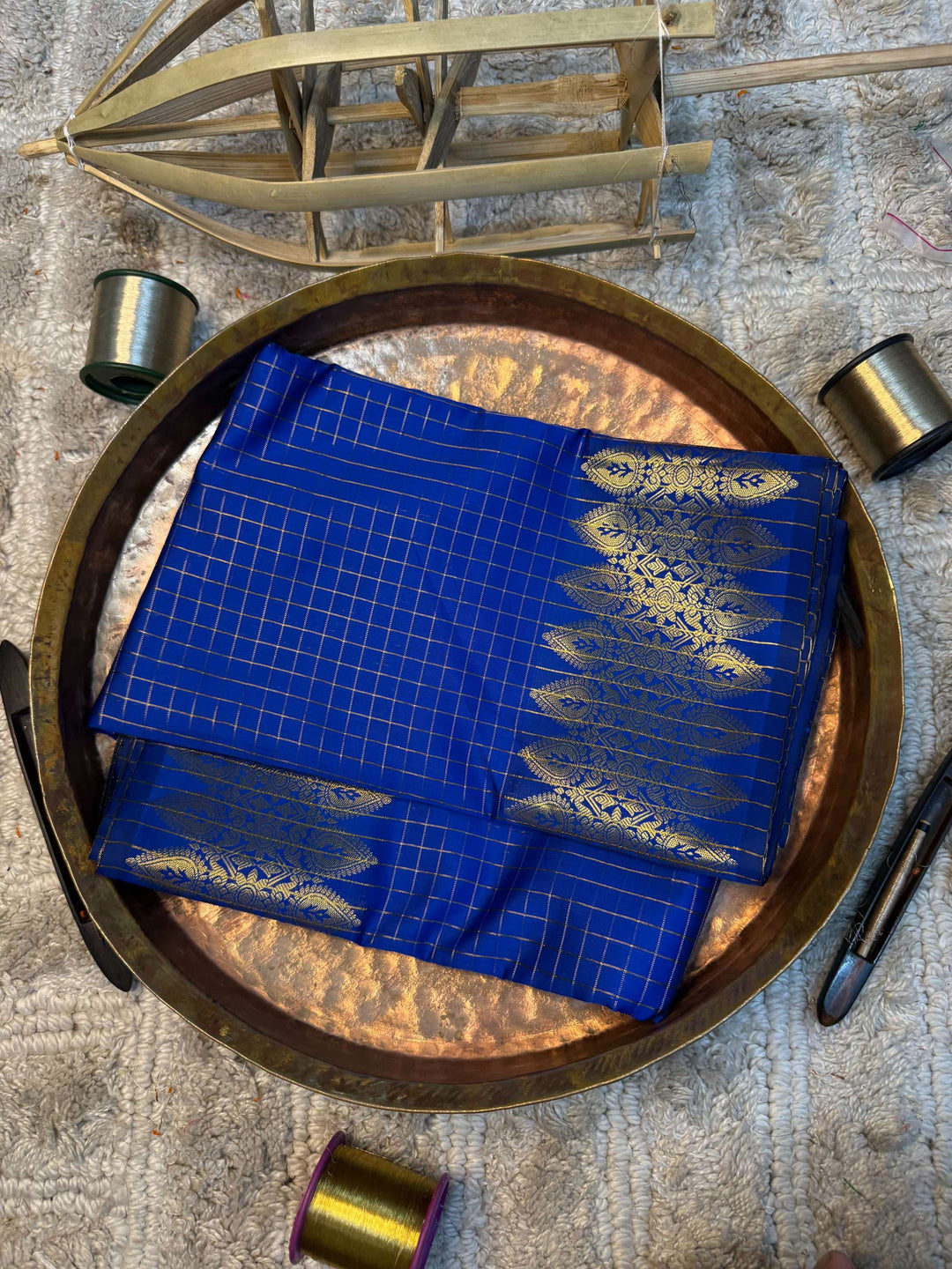 Eccentric zari weave Softsilk Heritage Banarasi saree