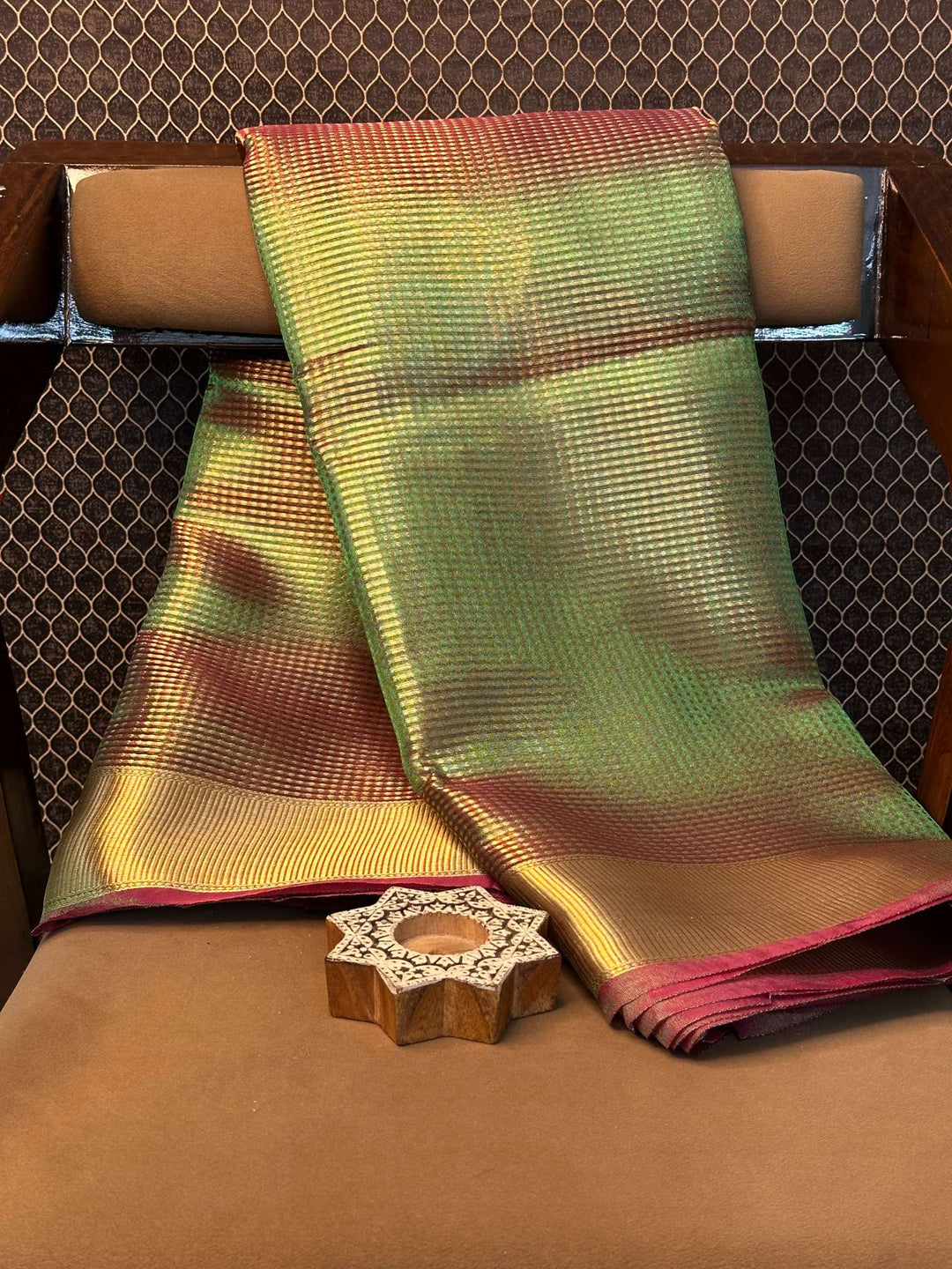 Eccentric zari weave Softsilk Heritage Banarasi saree