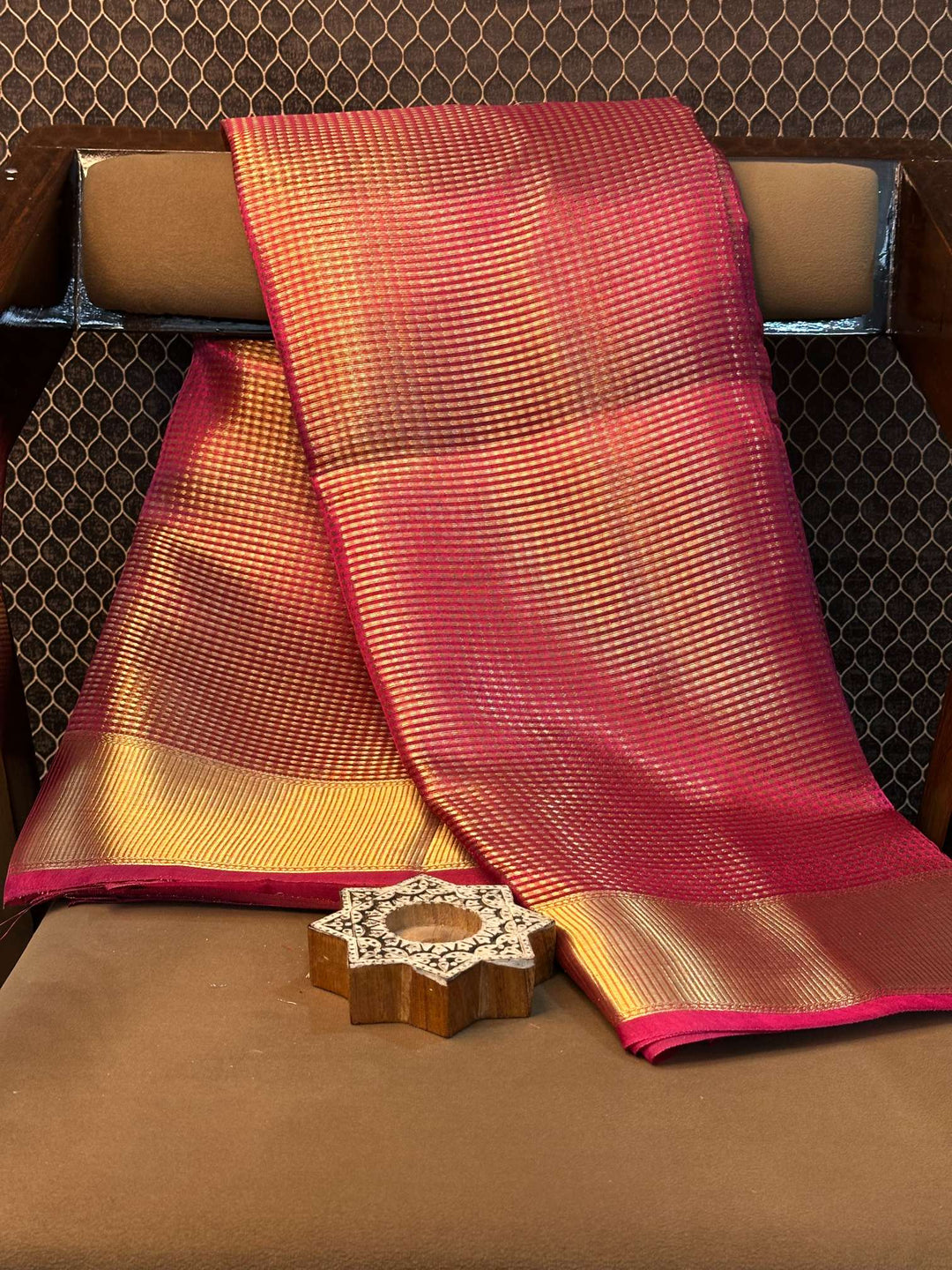Eccentric zari weave Softsilk Heritage Banarasi saree