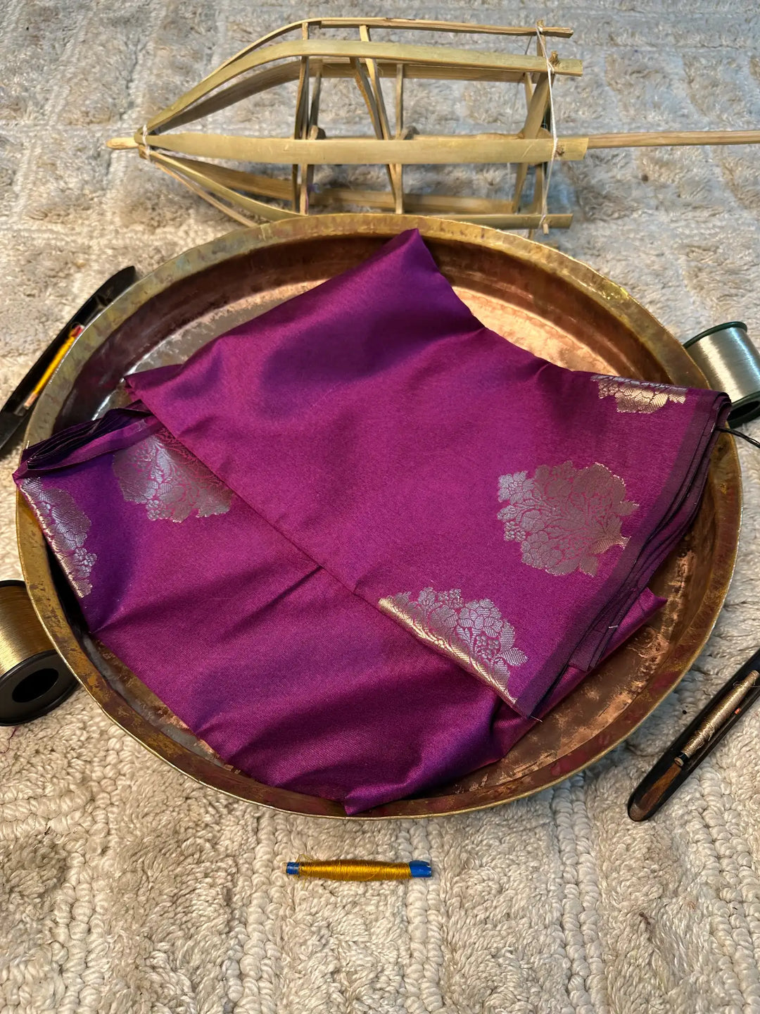 Eccentric Zari Weave Softsilk Banarasi Saree
