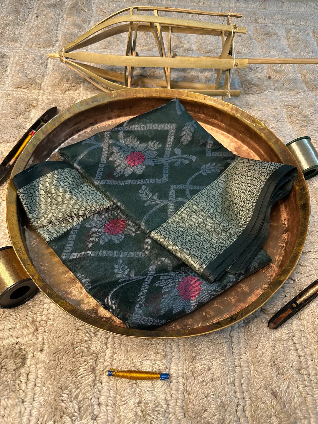 Eccentric Zari Weave Softsilk Banarasi Saree
