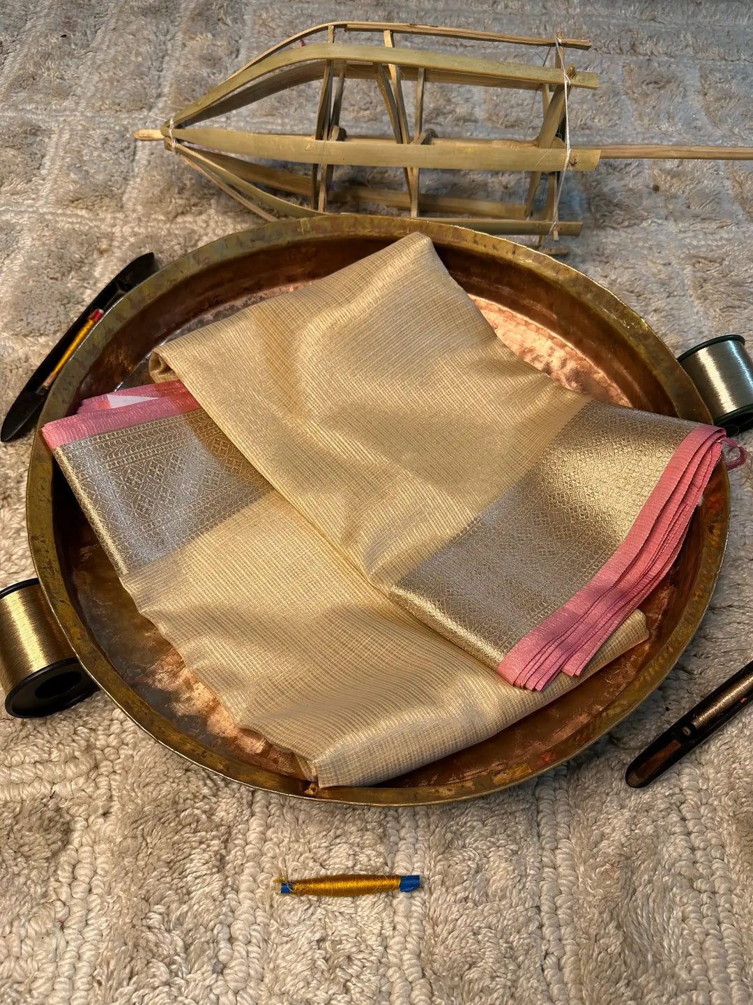 Eccentric Zari Weave Softsilk Banarasi Saree