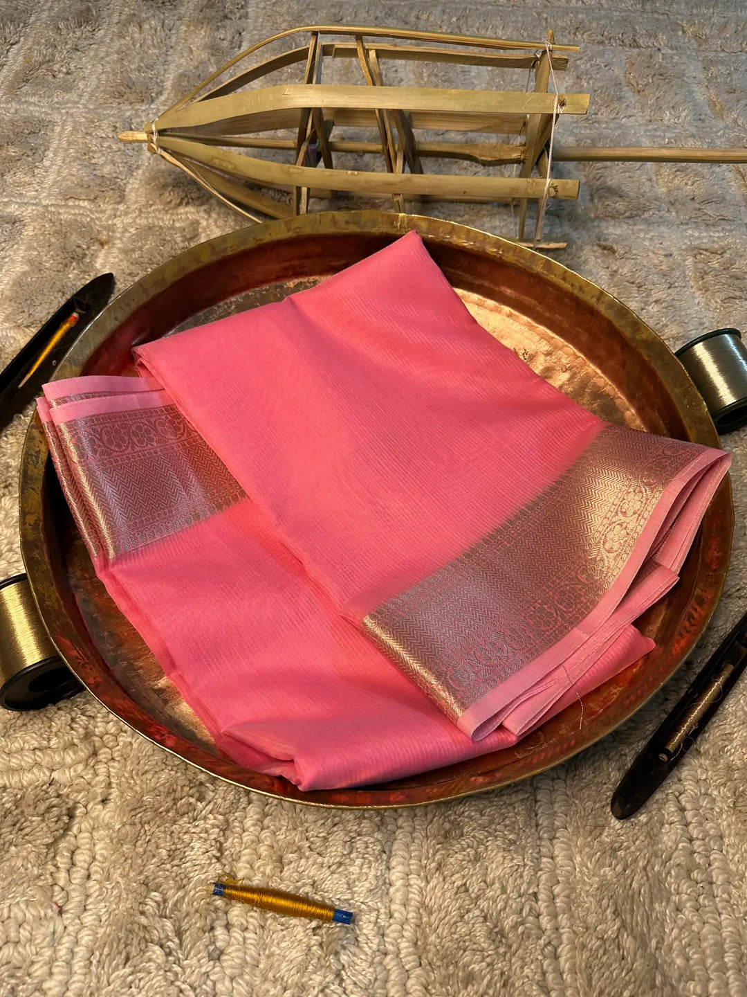 Eccentric Zari Weave Softsilk Banarasi Saree