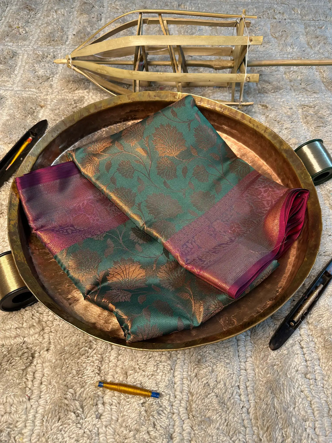 Eccentric Zari Weave Softsilk Banarasi Saree