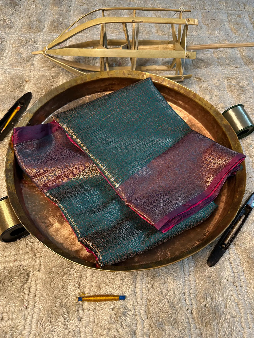 Eccentric Zari Weave Softsilk Banarasi Saree