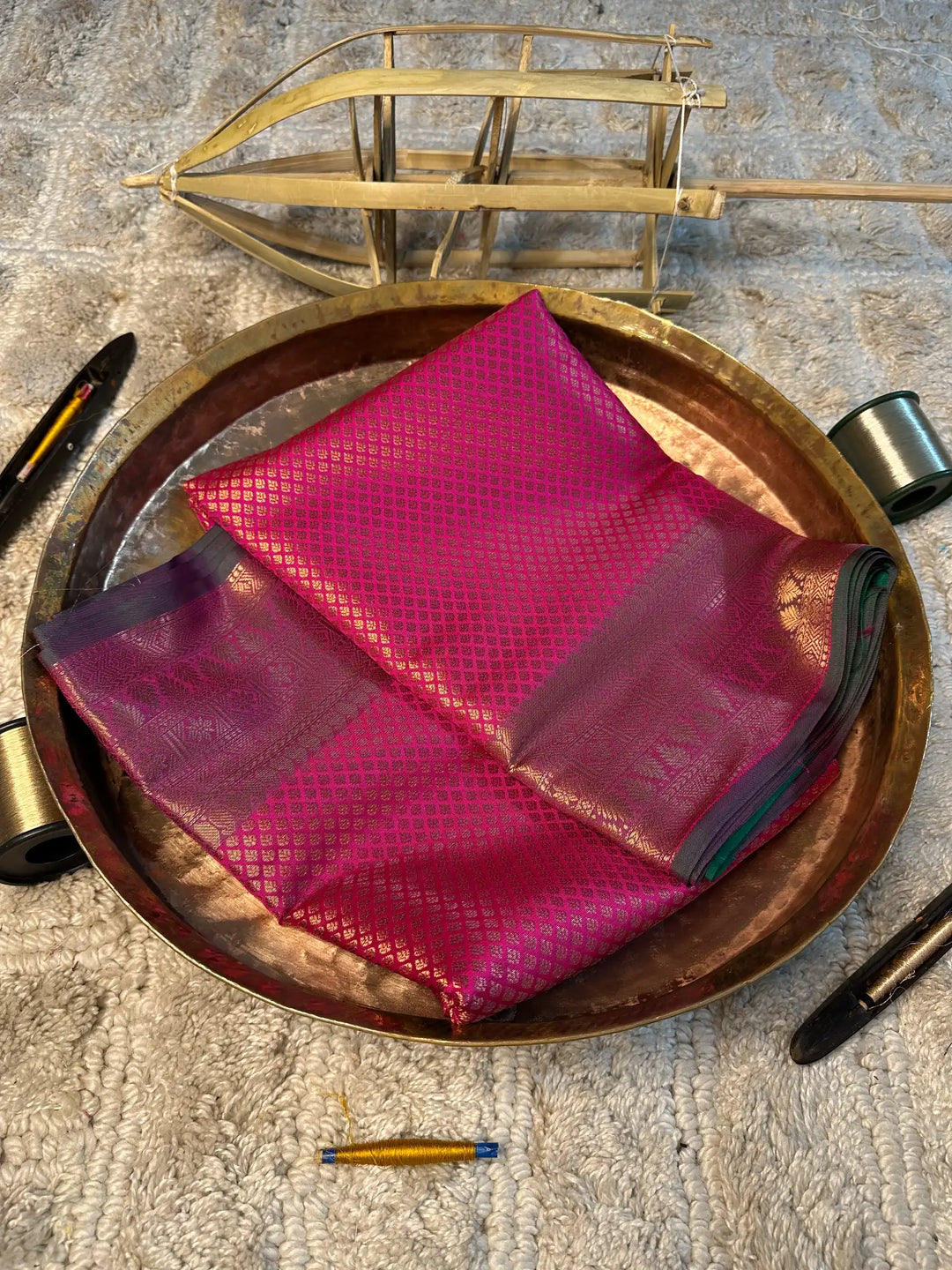 Eccentric Zari Weave Softsilk Banarasi Saree