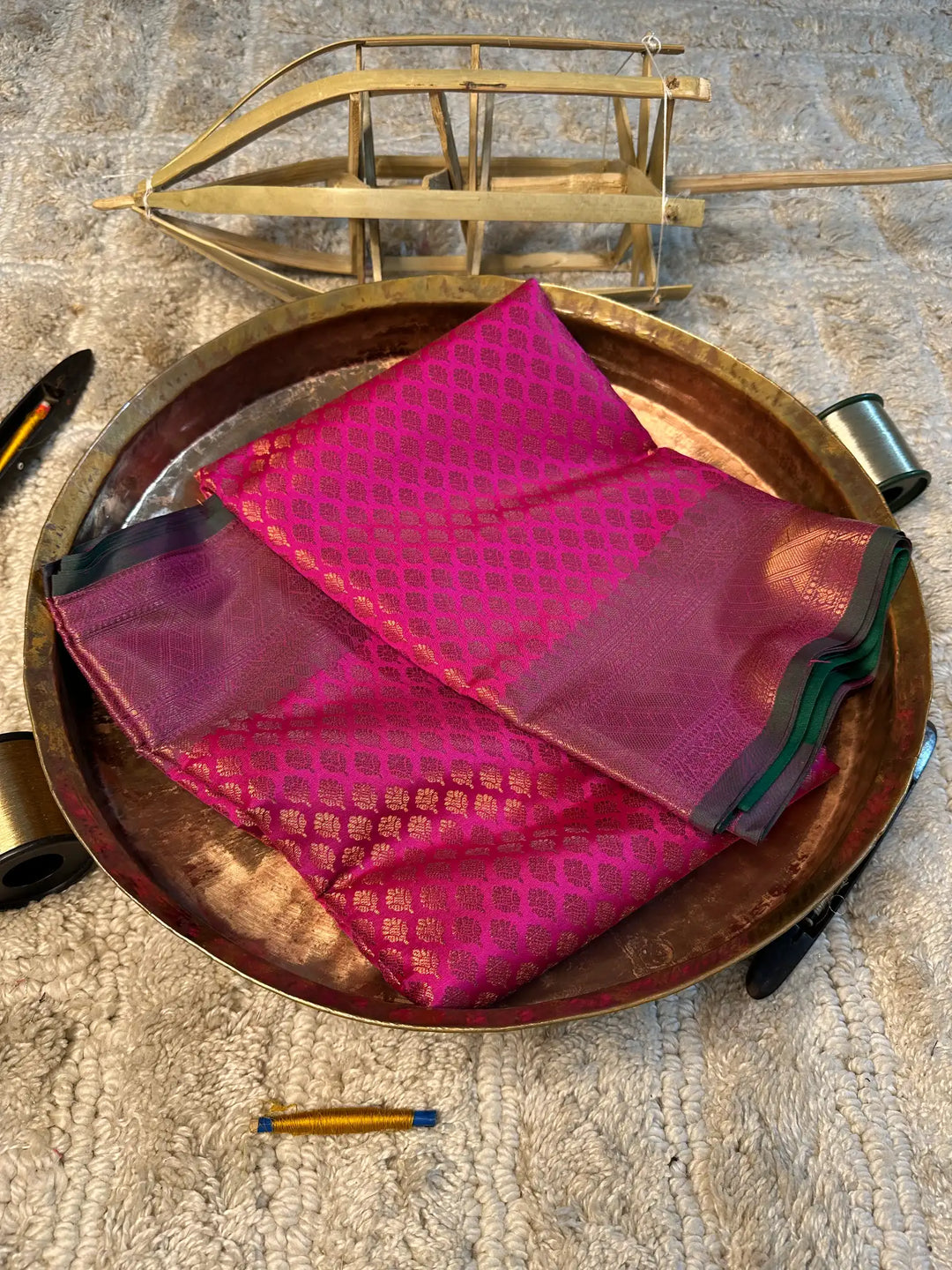 Eccentric Zari Weave Softsilk Banarasi Saree