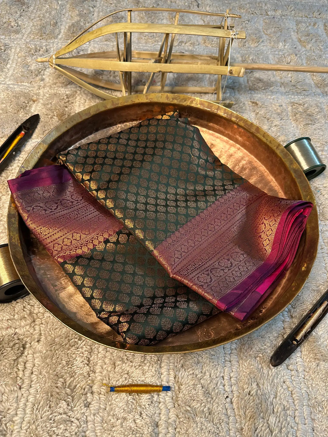 Eccentric Zari Weave Softsilk Banarasi Saree